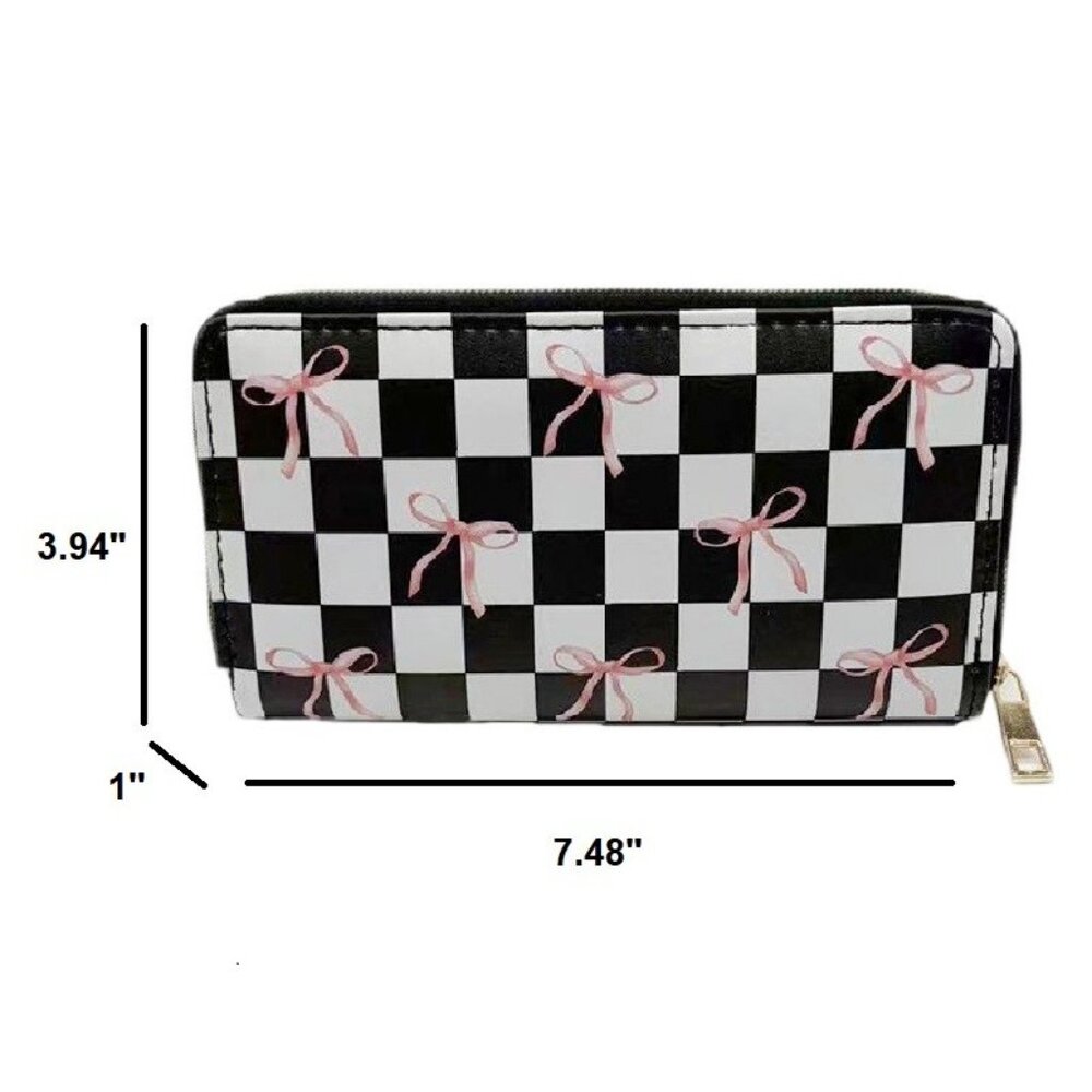 Trendy Bow Ribbon Wallet - Picture 4 of 7